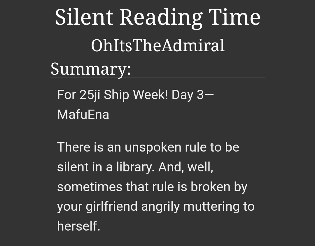 AdmiralK_'s tweet photo. #25jiShipWeek

Give it up for MafuEna Day 3!!!
https://t.co/nkNog3Hy69 https://t.co/2aSOZfu9Sj