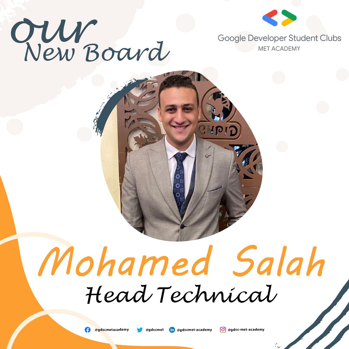 Msalah_eldomani's tweet image. سيزون جديد كله نجاح و إنجازات ان شاء الله ، اللهم كرمك و لُطفك الخفي ❤️❤️
#GDSC_Egypt
#GDSCMENA #GoogleDeveloperStudentClubs