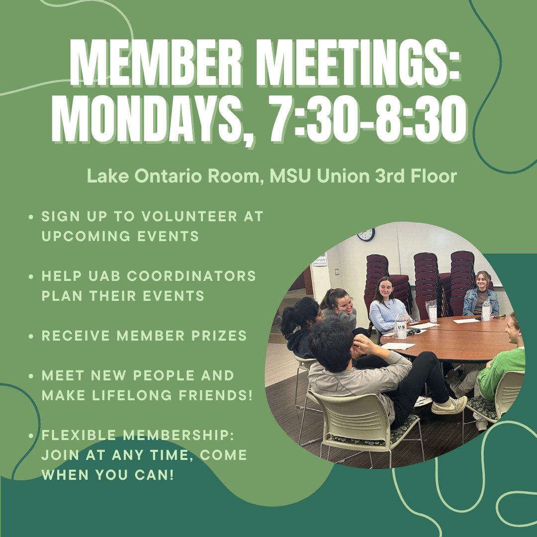 University Activities Board at Michigan State tweet media