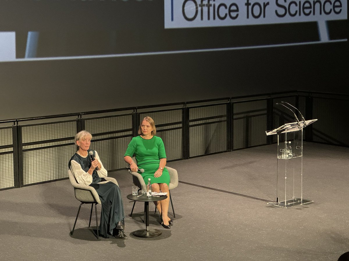 Fantastic <a href="/sciencecampaign/">CaSE</a> annual lecture with Government Chief Scientific Adviser, Prof Dame Angela McLean. 

Topics included using science to improve national resilience, building a more scientific civil service and delivering the science &amp; tech framework. <a href="/drsarahmain/">Sarah Main</a>