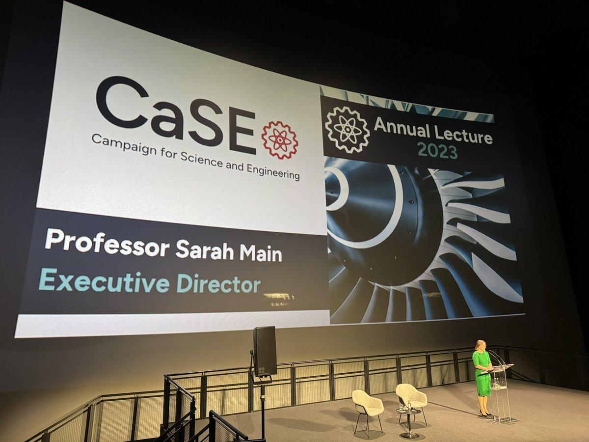 awmackenzie's tweet photo. Fantastic @sciencecampaign annual lecture with Government Chief Scientific Adviser, Prof Dame Angela McLean. 

Topics included using science to improve national resilience, building a more scientific civil service and delivering the science &amp; tech framework. @drsarahmain https://t.co/KKdz7E7klo