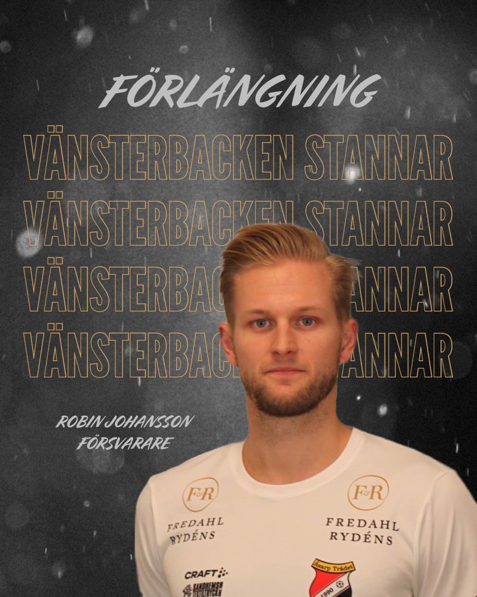 🚨 | Ytterbacken stannar även 2024.

Seriens snabbaste ytterback?
Läs mer: laget.se/Asarp-TradetFK…