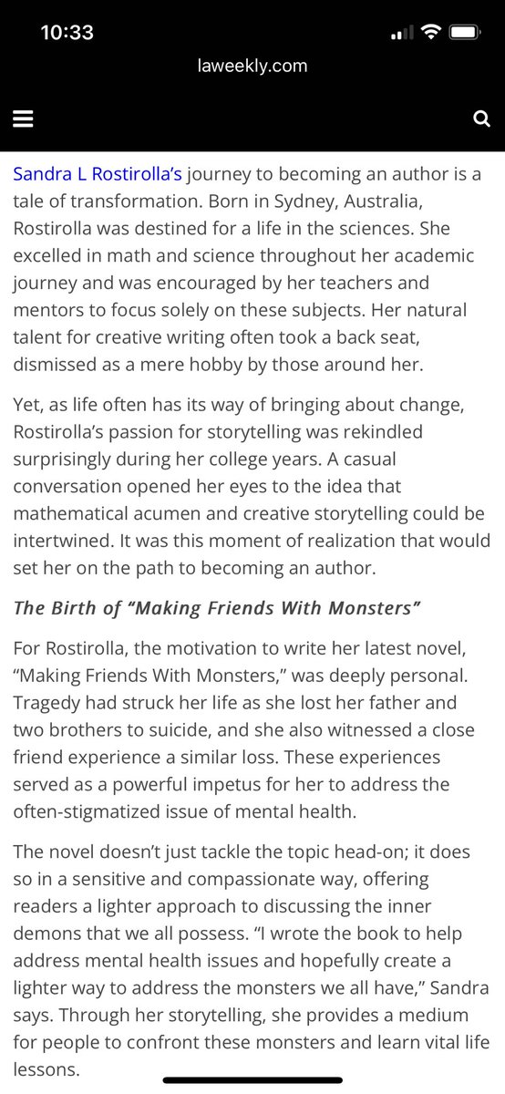 SLRostirolla's tweet image. As STEM girl, I followed the path I thought was meant to take &amp;amp; was miserable.

I am infinitely happier as an author, even if this new career comes with it’s own set of challenges :).

#bebrave #yaauthor #followyourdreams #witingcommunity #justdoit