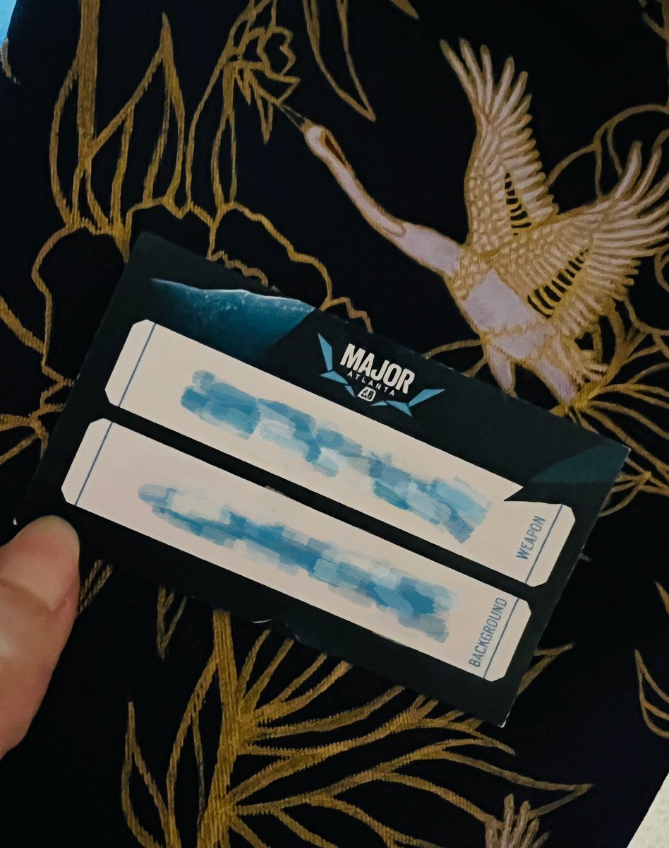 SonagiStorms's tweet photo. In the spirit of giving for Thanksgiving… I will GIVE AWAY my Atlanta Majors Background &amp; Weapon Skin codes!

To enter, ✅ Follow,  ✅ Like, and ✅ Repost  - easy!!

Winner chosen by random list generator on Thanksgiving Day, NOV 23 @ 10PM EST.

Good luck! 😁🙏🏻 https://t.co/htR3ytODmZ