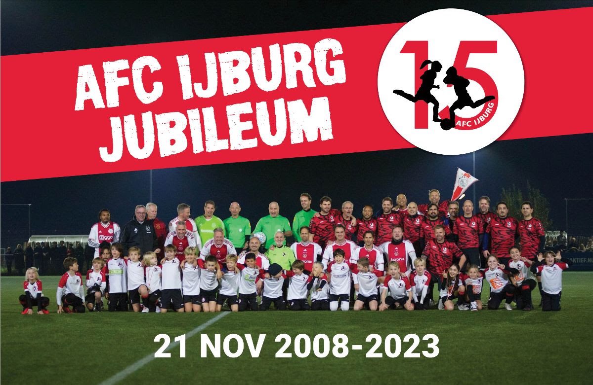 Vandaag bestaan wij 15 jaar ❤️⚽️🖤

Dit is de start van het AFC IJburg jubileumjaar, de voetbalvereniging van #IJburg #KNVB