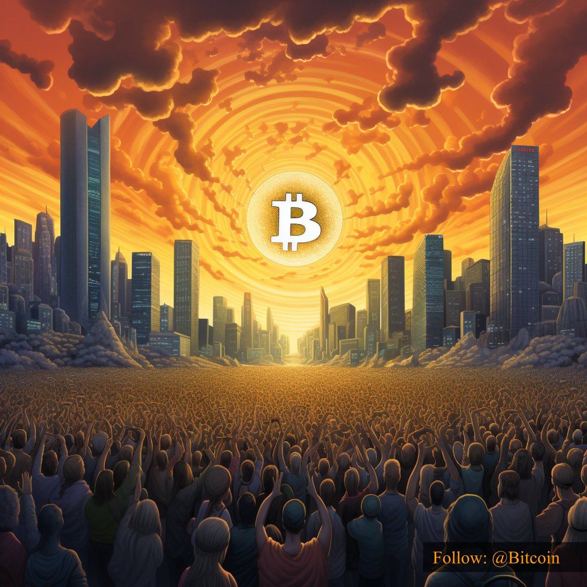Bitcoin's tweet photo. Decentralization is the revolution, and #Bitcoin is at its forefront. https://t.co/1EgqhA8Xou