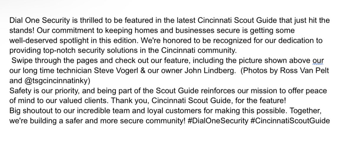 dialonesecurity's tweet photo. @tsgcincinnatinky https://t.co/UxPcwFvaqx