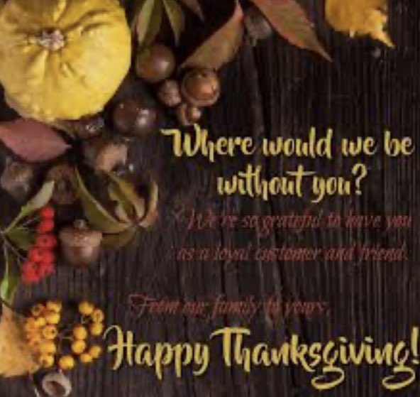Minuteman_Intl's tweet photo. It’s that time of year again, when we are called to count our blessings, and you are certainly one of them! Our customers are the reason we thrive. Thank you so much for choosing us time and time again. We wish you and yours a very happy Thanksgiving!
https://t.co/DlfKtulcz6 https://t.co/y9Ha2e7HYR