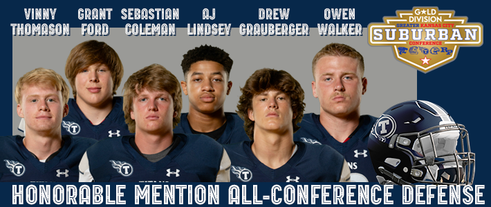 Titan Nation please join me in congratulating our All conference Honorable Mention Defense.

Congratulations on an amazing season and proving that hard works pays off!
#beIDEAL