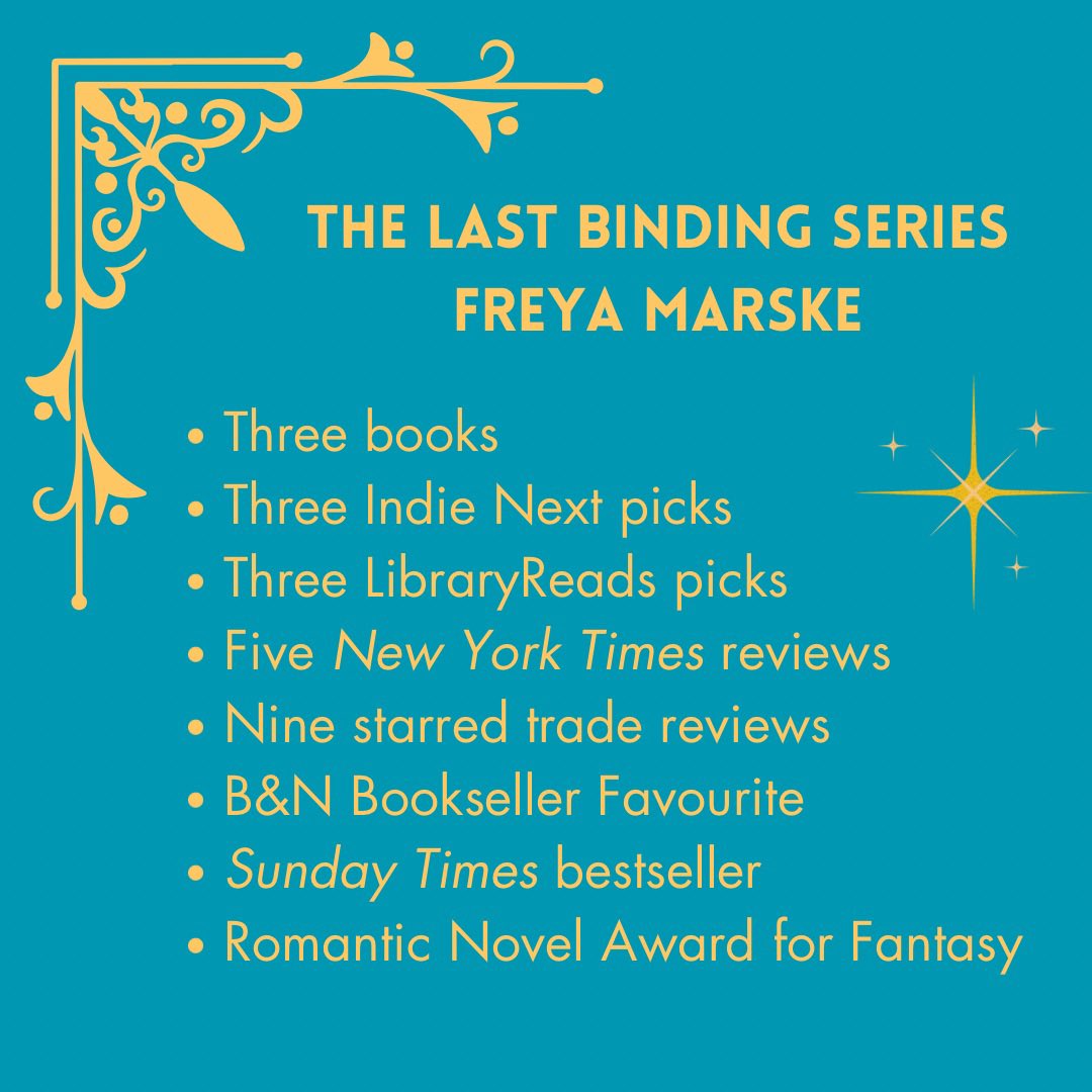 freyamarske's tweet photo. The Last Binding is eligible for the Hugo for Best Series, and so I'm going to present it rather unhumbly (I'm proud of it! I think it's great!) for your consideration. https://t.co/ZZNZbszedb