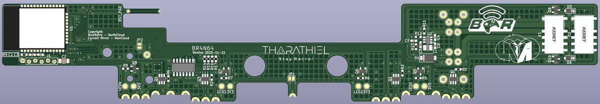 ManCloud89's tweet photo. It is here!

The BR4N64 by @tharathielCB will be available for DIY soon. 

Features:
- Remote console power-up/down
- Wired-Controller detection
- In Game Reset
- ...

Check https://t.co/jLl98lB4X1 for more info!

Schematics etc. will be available soon!
#BlueRetro @DarthCloud https://t.co/zmaPb7NXrO