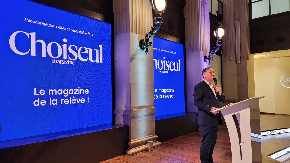 Félicitations cher @PascalLorot pour le lancement officiel de @ChoiseulMag !