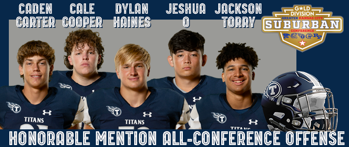 LSWTitanFB's tweet photo. Titan Nation please join me in congratulating our All conference Honorable Mention Offense.

Congratulations on an amazing season and proving that hard works pays off!
#beIDEAL https://t.co/OHU1hlhkXH