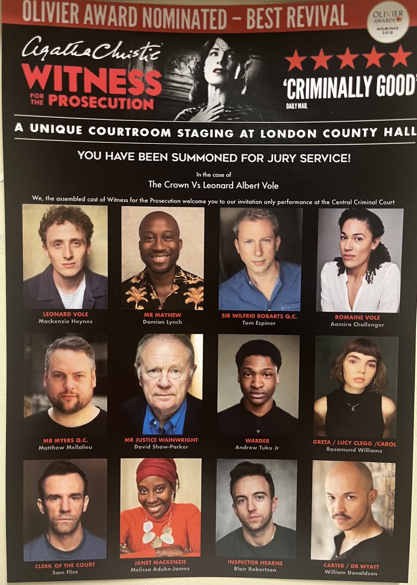 DavidShawParker's tweet photo. Me and the team… for a #OneOffSpecial #Performance of @witnessplayLDN #WorthCheckingOut https://t.co/nUgBrZnjO5