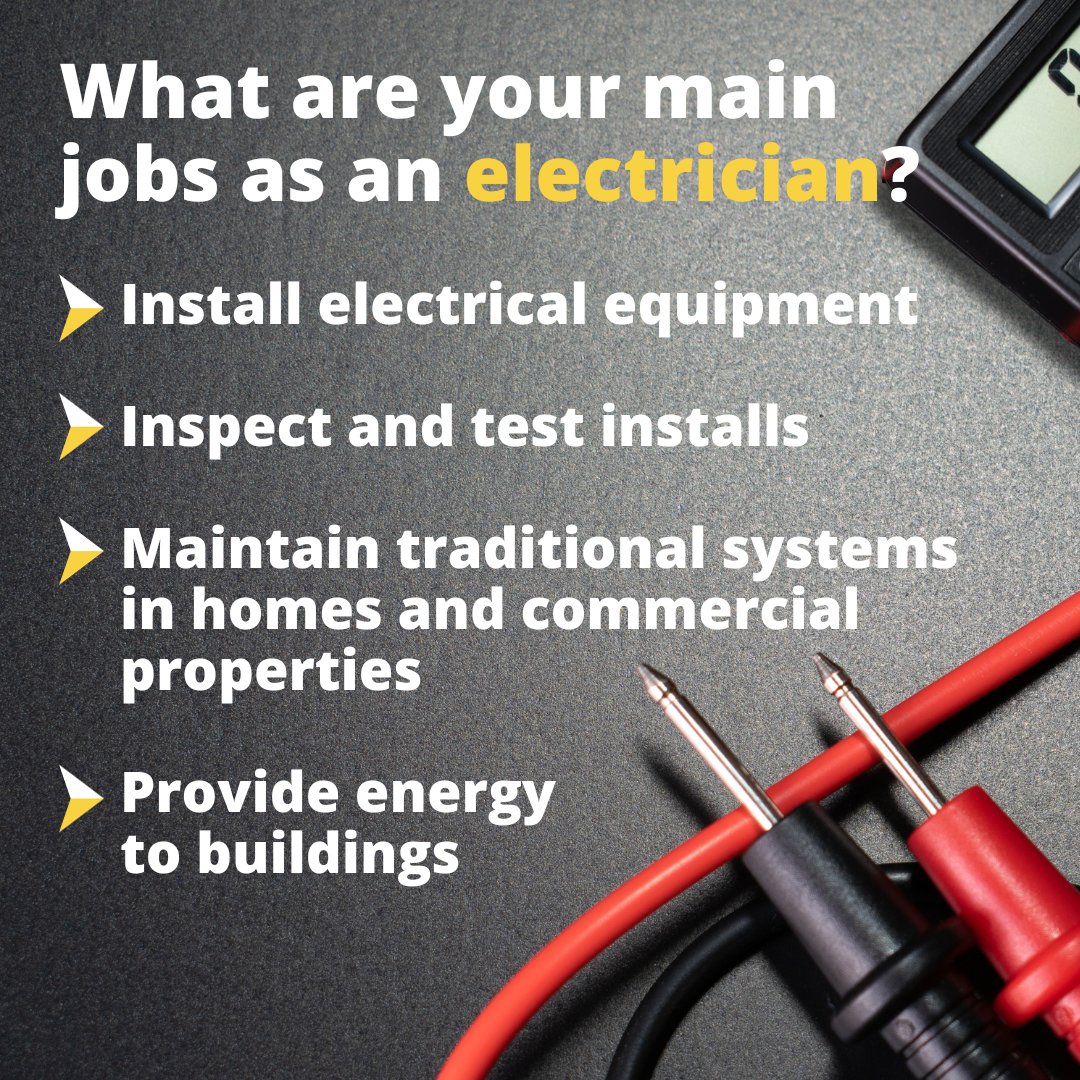 Get_In_UK's tweet photo. 🤔 What will you be doing day by day as a qualified electrician?

🛠️ You can find out all the details about electrician apprenticeships here:

https://t.co/YswmfY2cUM

#apprenticeships #apprentice #engineering #plumbing #electrician #carpenter https://t.co/mdbawErlZU