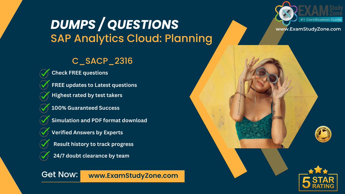 examstudyzone's tweet image. 💪 Confidence in SAP Analytics Cloud: Planning starts here! Master the C_SACP_2316 exam questions with our course and shine bright. 
Check Now: examstudyzone.com/course/sap-ana…
#ConfidentCoder #DreamsToReality #AceTheExam #CertificationQuestions #Certification