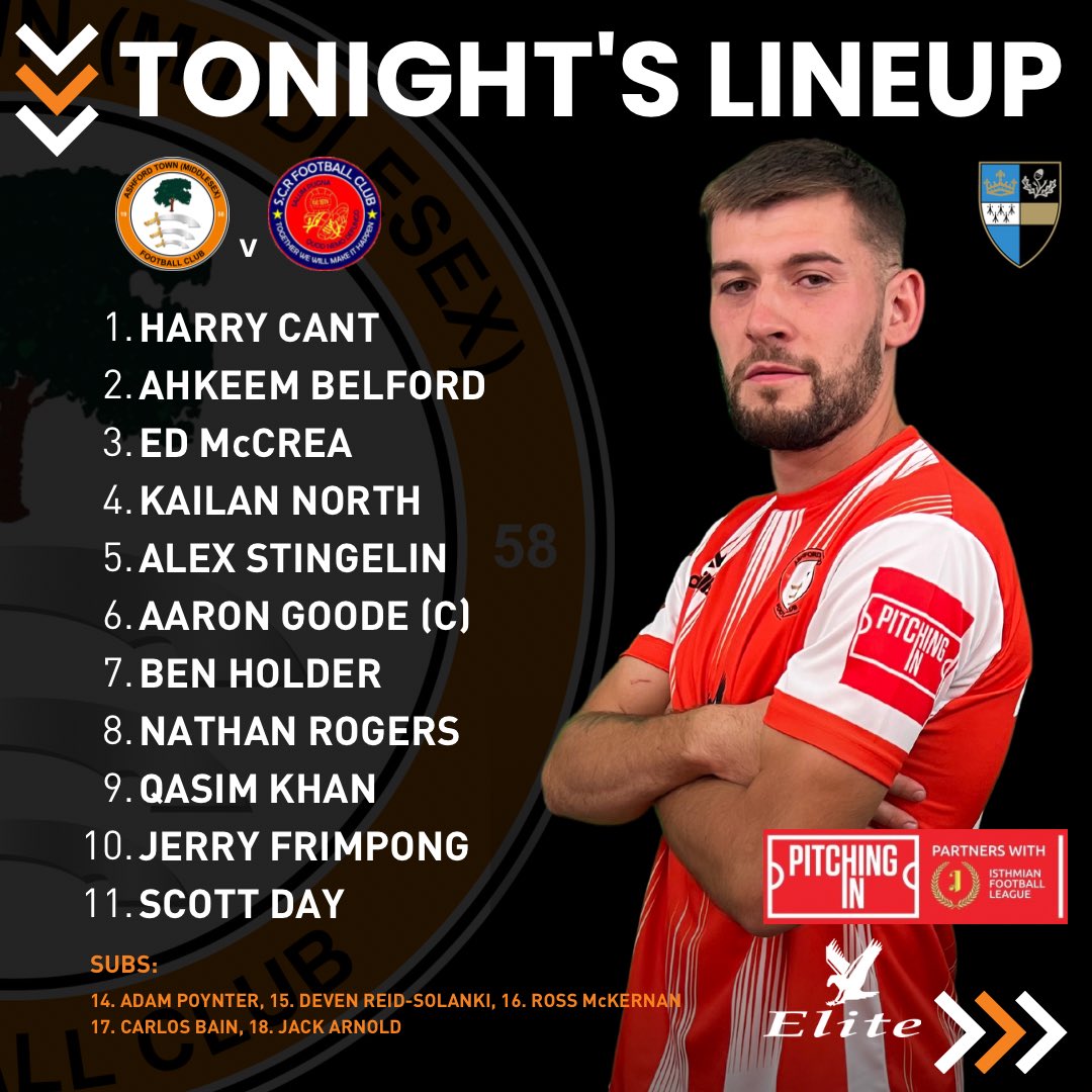 ashfordtownmx's tweet photo. Here is tonight’s lineup for the @specsavers @surreyfa Senior Cup 2nd Round vs @official_scrfc.
Straight in for his debut in goal, Harry Cant 🧤
Come on you Tangerines 🍊
#ASHSCR #atfc #SurreySeniorCup https://t.co/uCT1owCg9Y