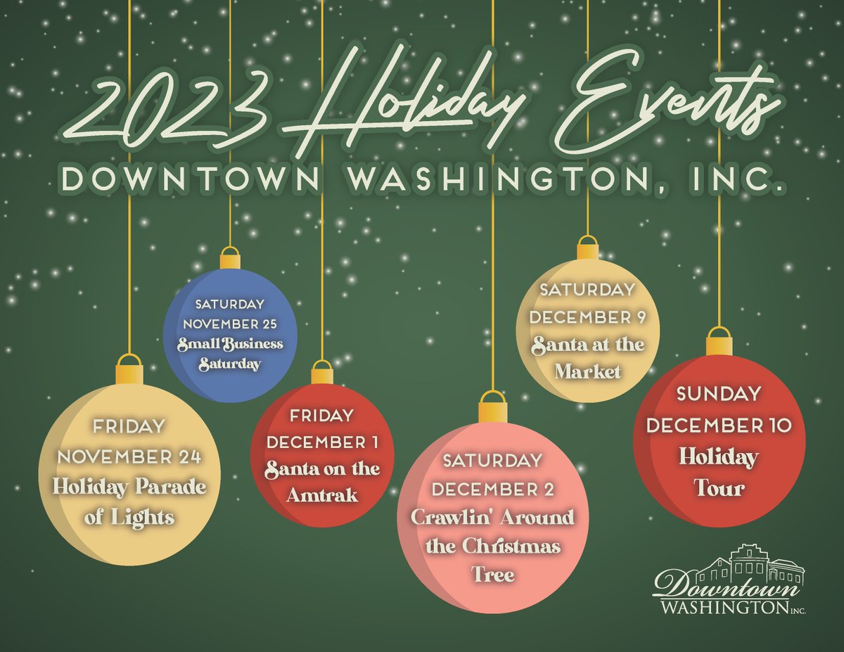Our Holiday Events officially being this Friday!