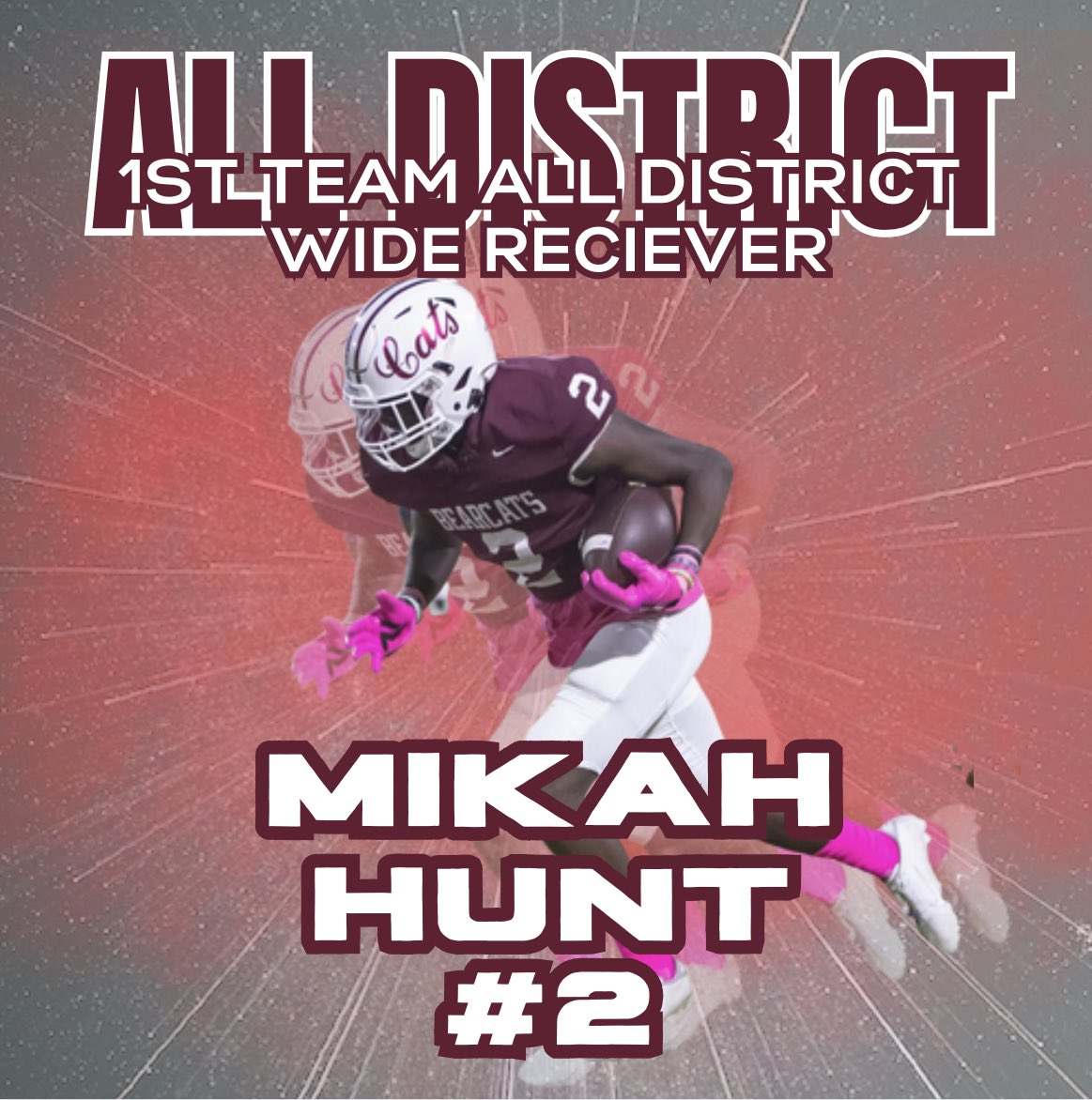 Mikah Hunt 1st Team All-District! @SHBearcatATH @SHBearcatBB @SABCBearcats