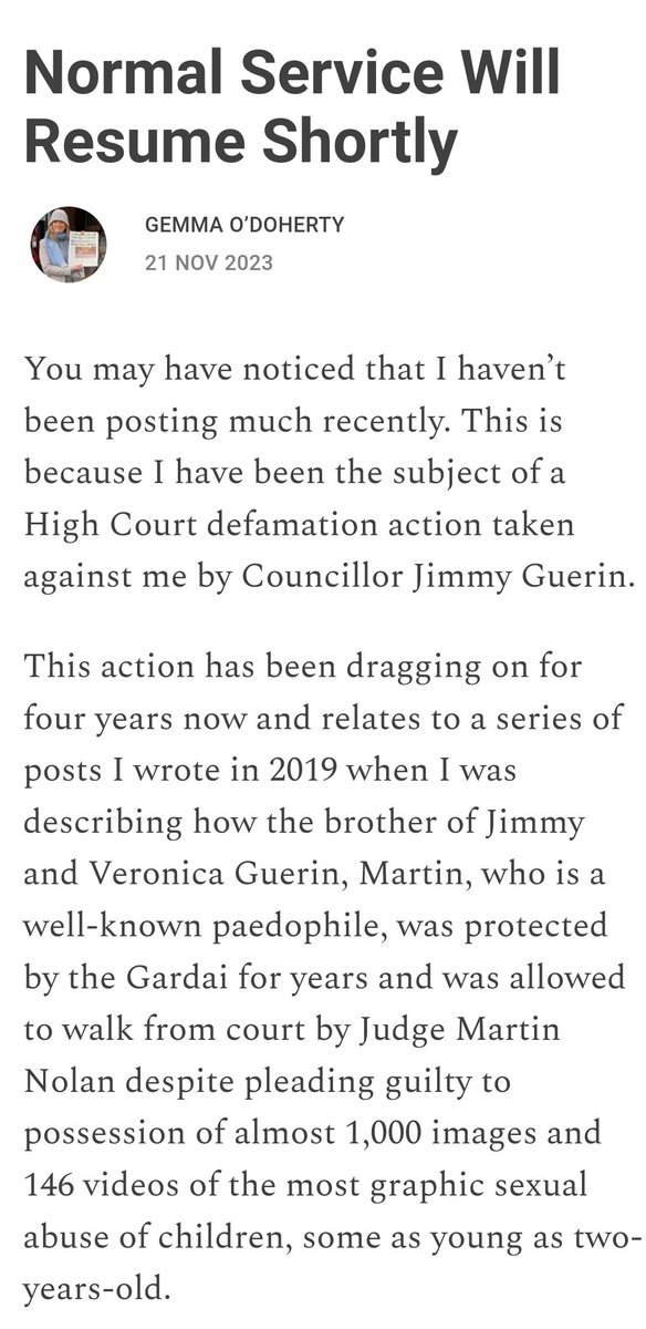 PatriciaMAC10's tweet photo. Paedophile brother of Veronica Guerin was well known & protected by Gardai & allowed to walk free from Court by Judge Martin Nolan. #Howirelandworks #Childabuse #humanTra
https://t.co/uvtL8qbDKh https://t.co/0OcpsrKnLW