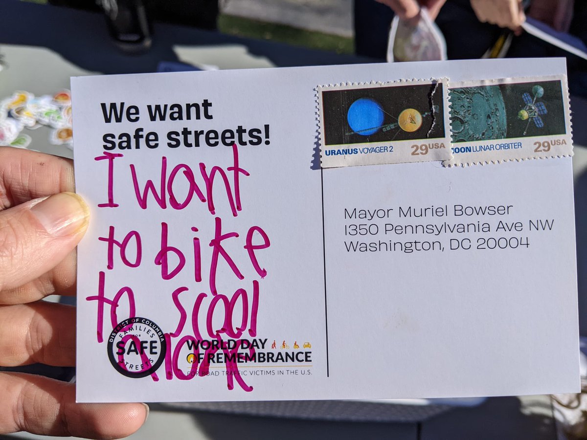 jlrhart's tweet photo. We marked #WDoR2023 on Sunday in a slightly unconventional way: we gathered on a playground, had donuts &amp; coffee, remembered those we’ve lost, and called for safe streets across our region. It was heartbreaking and beautiful. 

Let’s see our world thru the eyes of children. https://t.co/r7OiHJeU93