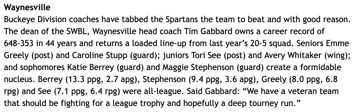 Southwestern Buckeye League tweet media