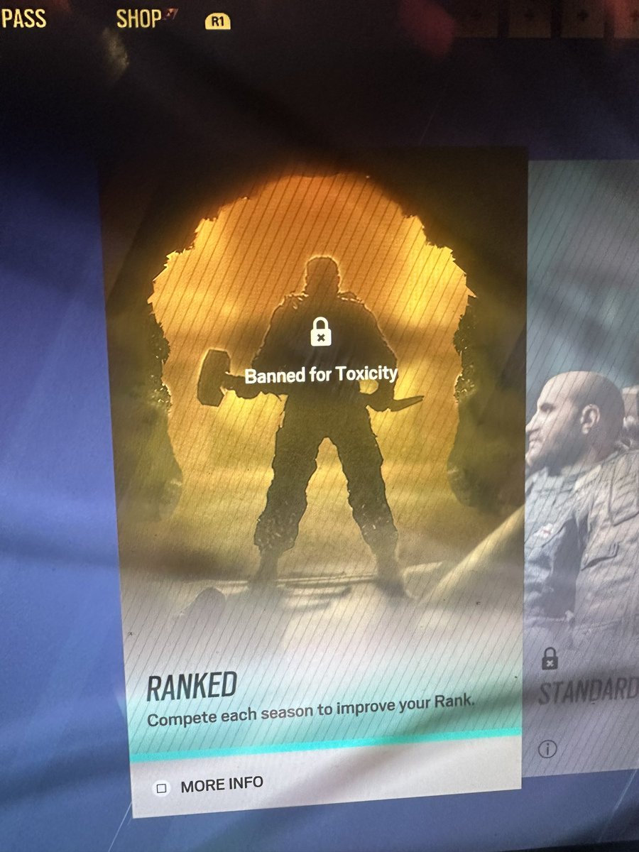 RaynelSoto2's tweet photo. @UbisoftSupport Hey I have been ban permanently for toxic behavior but I don’t understand why I had a great reputation in game was not toxic to anyone and got banned all of the sudden, I been playing for like 3 weeks only haven’t talk in most games or even sent a message. https://t.co/FJgPwdJSW7
