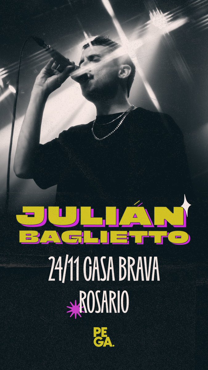 BagliettoJuli's tweet photo. Este viernes en vivo en Rocksario. #perdont #casabrava https://t.co/bV8S6YJeHO
