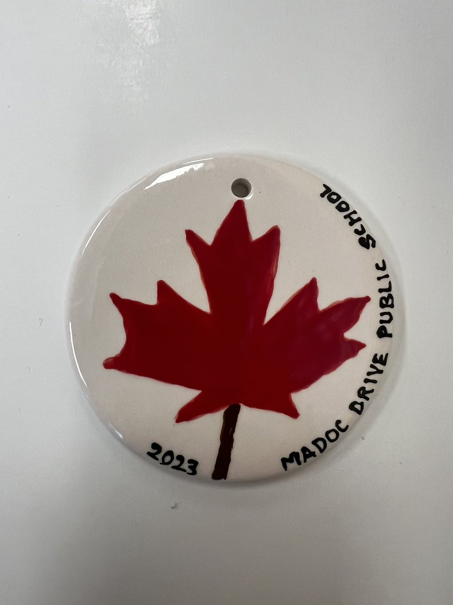 Please remember to login to CashOnline for the Madoc Red Maple keepsake. Only $4 per child. Painted by your child. Professionally glazed and Kiln-fired by Cock-A-Doodle Brampton.