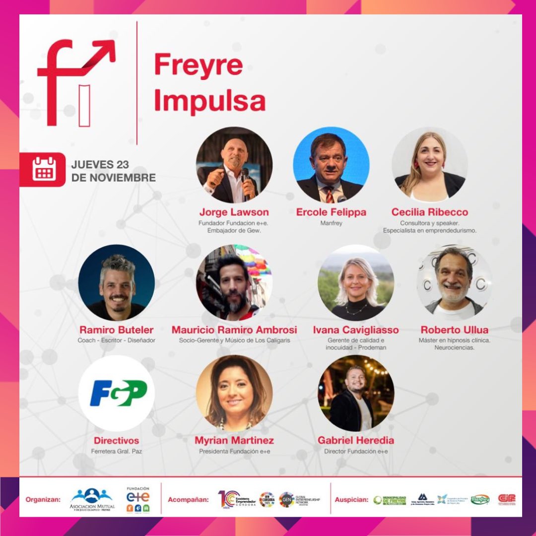 🚀¡Más de diez oradores en una sola jornada! Un evento pensado exclusivamente para emprendedores; para aquellos que están por comenzar y también para los que ya llevan años en esto.

Inscribite a través del link que figura en bio de <a href="/fundacionEmasE/">Fundación E+E</a> . Es gratuito.