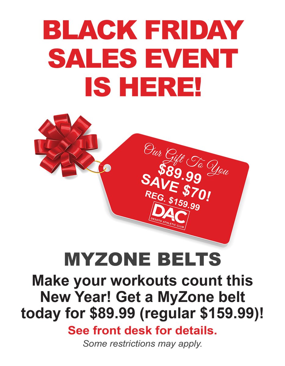 DAClife's tweet photo. Our Black Friday Sales Event is going on now! Here are just a few! Stop by the club or head to https://t.co/09MGAB4LsM to take advantage of of our deals! https://t.co/1ZxGoiJb0y