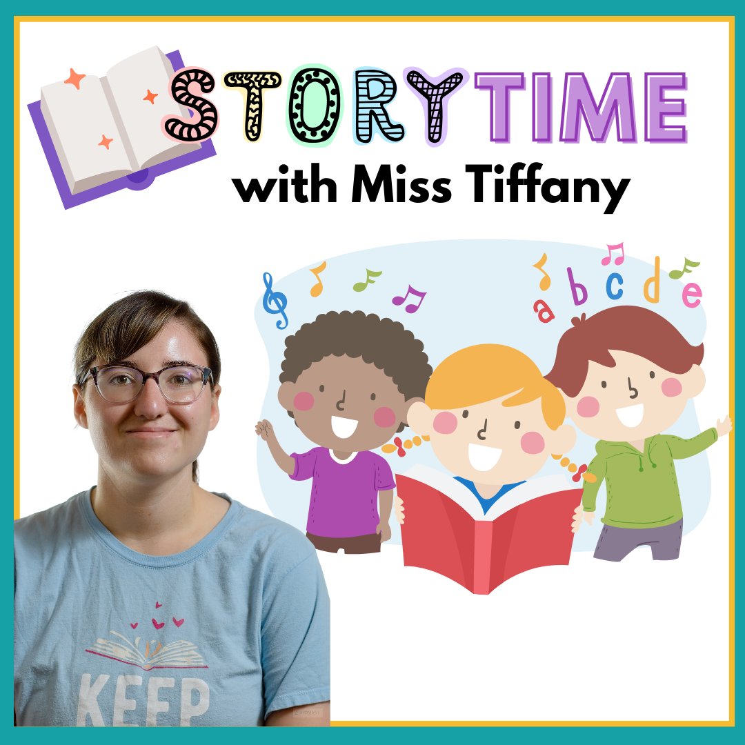 NCHCPL's tweet image. Join Miss Tiffany for a fun-filled morning of stories, songs, and activities tomorrow. This storytime is perfect for babies to preschool age and their caregivers.  bit.ly/47mglW9

#NCHCPublicLibrary  #ChildrensProgram #Preschool #Storytime #earlylearning #literacy