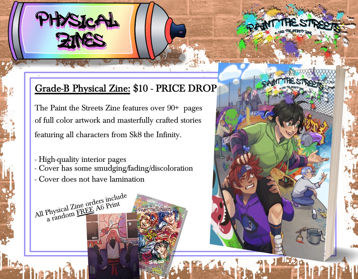 🛹Paint the Streets Sk8 Graffiti Zine - COMPLETED tweet media