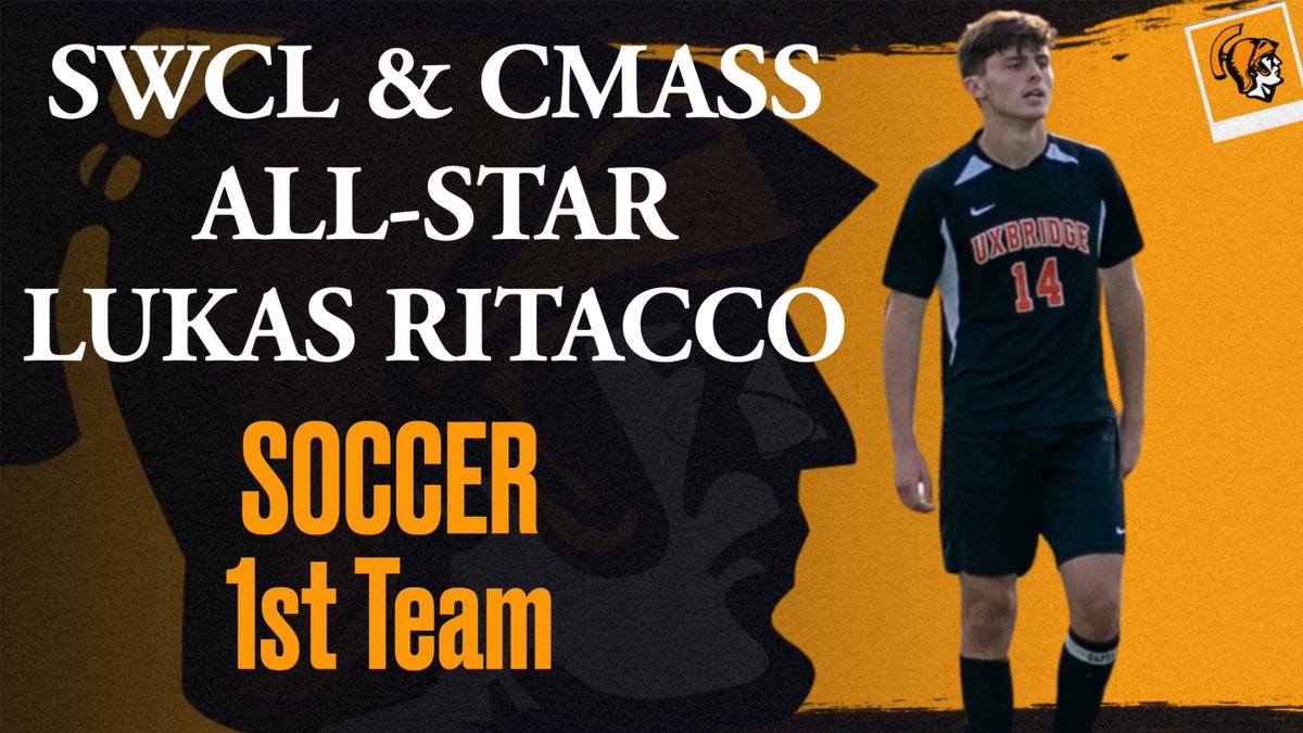 UHS_Spartans's tweet photo. ALL STARS: Senior Lukas Ritacco has been named a Soccer CMASS All-Star as well as a SWCL 1st Team All Star. Lukas has been selected to play in the Senior All-Star game this Saturday at Millbury High School at 12pm. Congrats Lukas! https://t.co/TvAtrw6IrZ