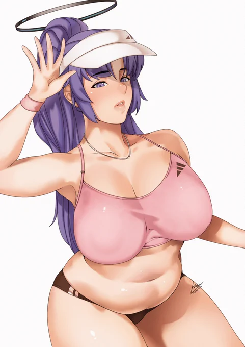 Start the morning with the gym with mommy Yuuka