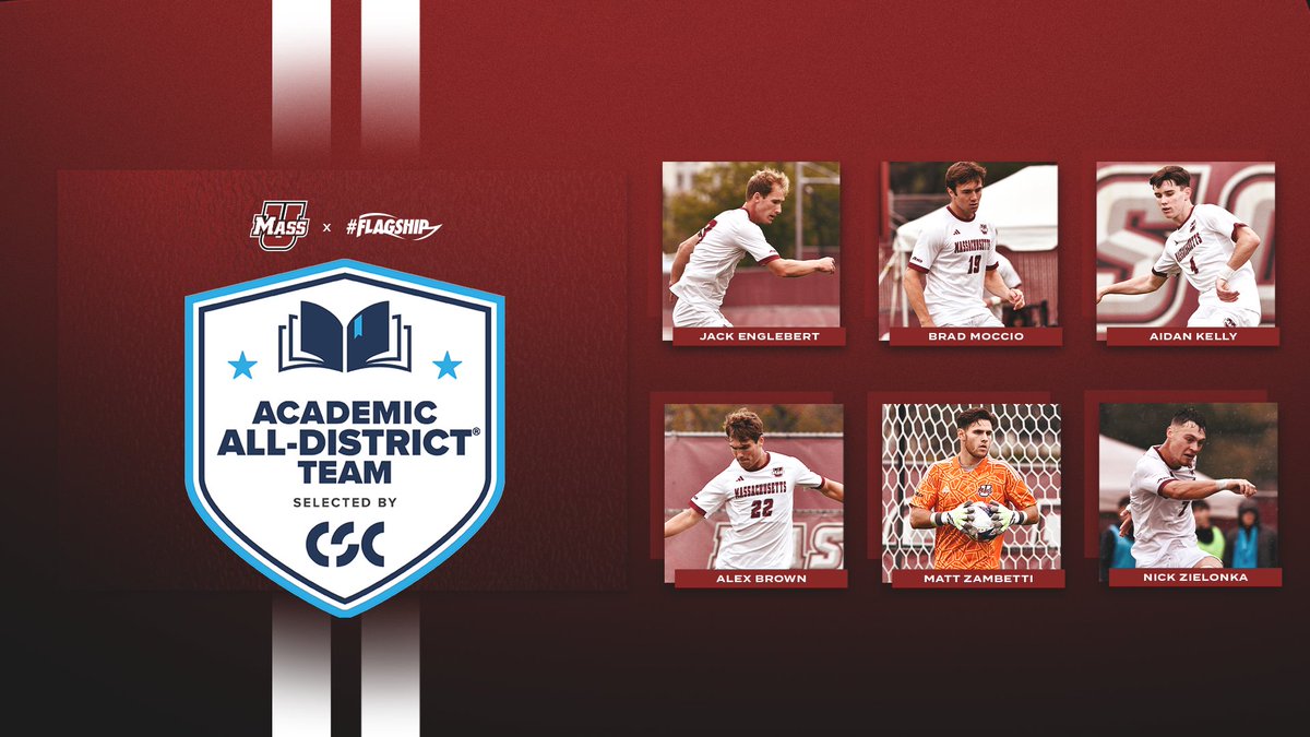 Putting in the work on the pitch and in the classroom💪

Congratulations to Jack Englebert, Brad Moccio, Aidan Kelly, Alex Brown, Matt Zambetti and Nick Zielonka on being named to the <a href="/CollSportsComm/">College Sports Communicators</a> Academic All-District Team!👏

📰 bit.ly/3uoUmzj

#Flagship🚩