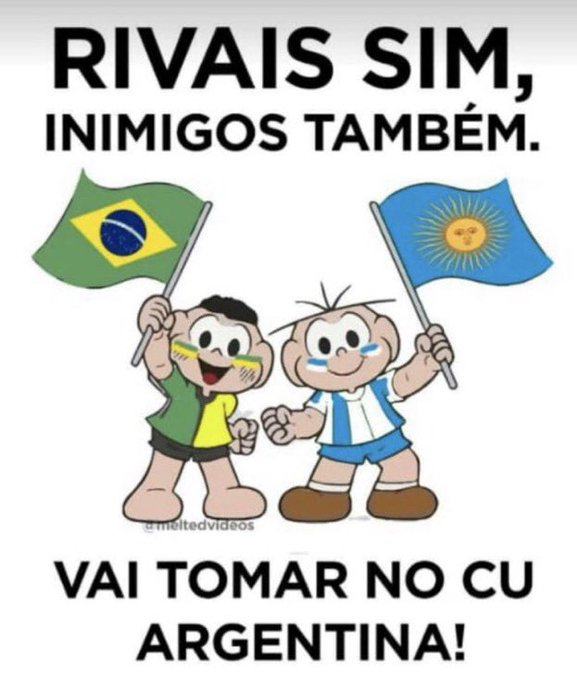 ofcpromo's tweet photo. quem imaginaria que botar argentino e br junto ia dar essa treta em https://t.co/E3mCiaBNRK