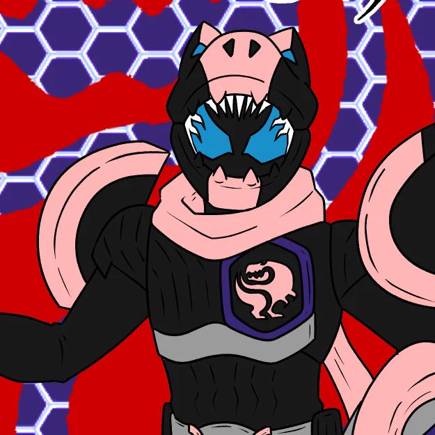 俺っちは仮面ライダーリバイスのバイスの方だ! そしてこっちが俺っちの相棒!仮面ライダーリバイスのリの方だ!
