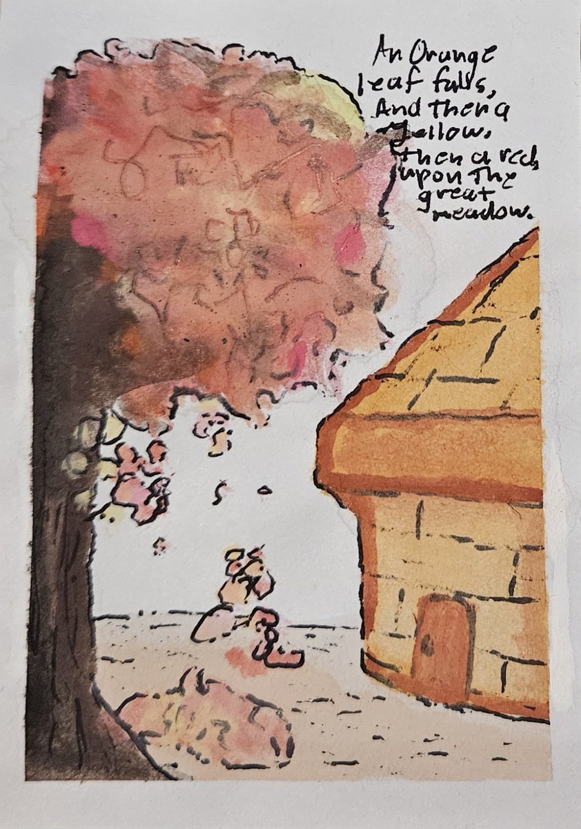 BronesHuber's tweet photo. Thanksgiving. A season of thanks. I I am thankful for my kids and proud of their talents. Our 11 year old artist created this today all on her own. ❤️ her creative writing and art! Happy Thanksgiving! #TheMeadow @kingcat98 @TiffanyWhelan3 https://t.co/yBCLaS1gQp