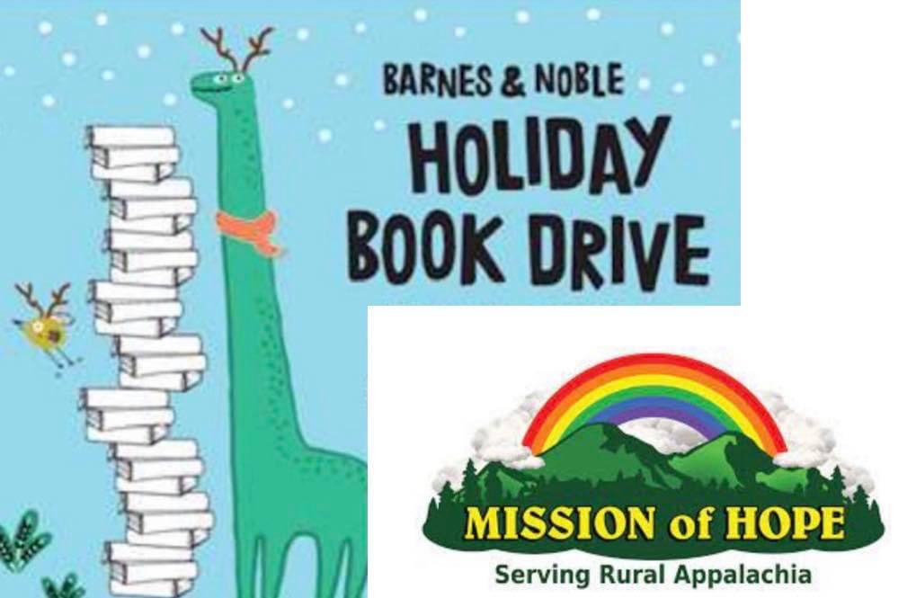 A_Goodwin90's tweet photo. This year I am thankful for the opportunity to give back. Join me in donating a favorite book this holiday season for a reader in our area. @MissionofHope #knoxville #bluebarrel #easttennessee #fortheloveofreading @BNKnoxville @bn_classwork https://t.co/3AqR9J954d