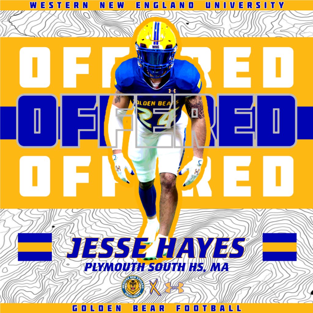 After a great conversation with <a href="/Coach_Lebeau/">Jason Lebeau</a> I’m blessed to say I’ve received an offer from <a href="/WNEFB/">WNE Football</a> 

<a href="/CoachForcucci/">Frank Forcucci</a> @fru_pshs <a href="/footballpsouth/">Plymouth South Football</a>