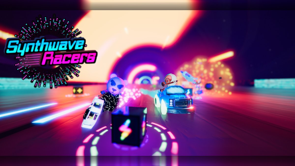 It's #WishlistWednesday with your featured host of today @CorrtexGames and their game #SynthwaveRacers - #indiegamedevs / #indiegamedev show us your #indiegames