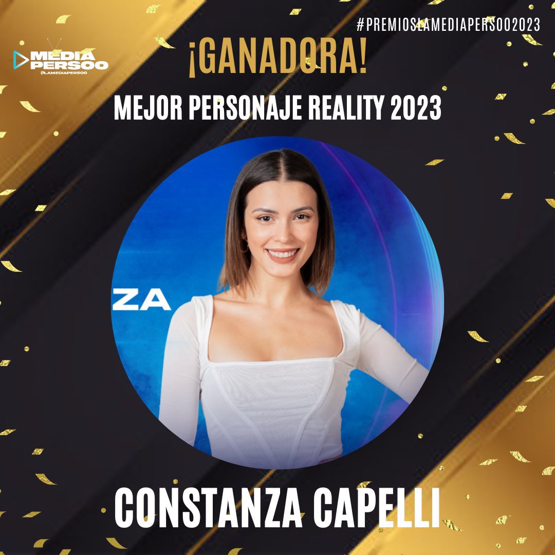 poxelse's tweet photo. Cony ganó la categoría mejor chica de reality con más de 47 mil votos Y VAMOS POR MÁS https://t.co/sXDRMO5lxm