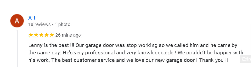 AroundTownDoors's tweet photo. Thanks for your 5 star reviews this week! Call anytime for same day service! 604-259-2534 https://t.co/USfVtuNzJl
