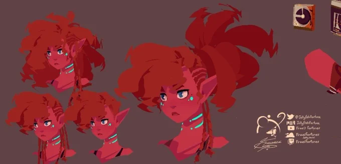  Is Levia an alien? Yeah. But is Levia black coded? Obviously lol.  She still has [several] of my favorite hairstyles of any of my comic characters  I like these big floofy shapes