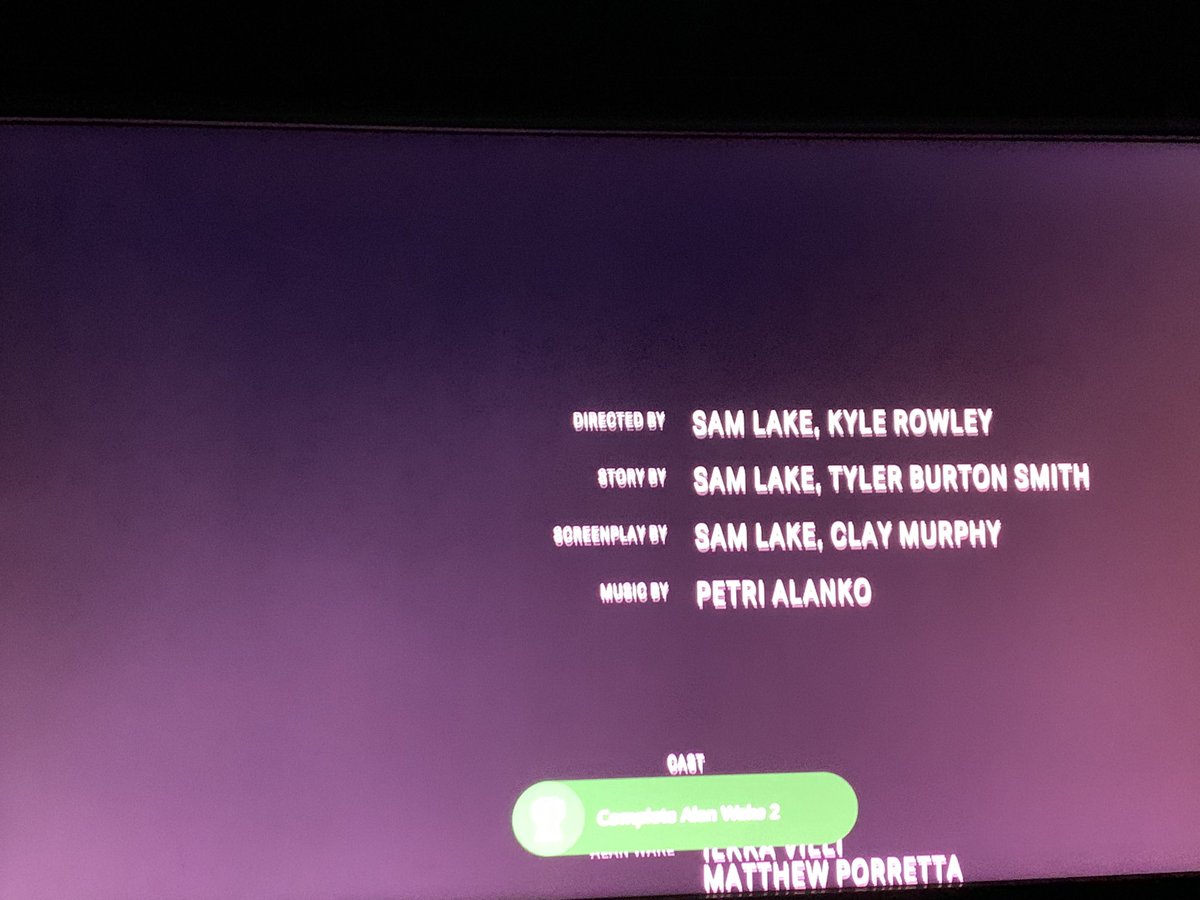 Kainofury's tweet photo. That’s that #AlanWake2 https://t.co/zZdMD5vqIm