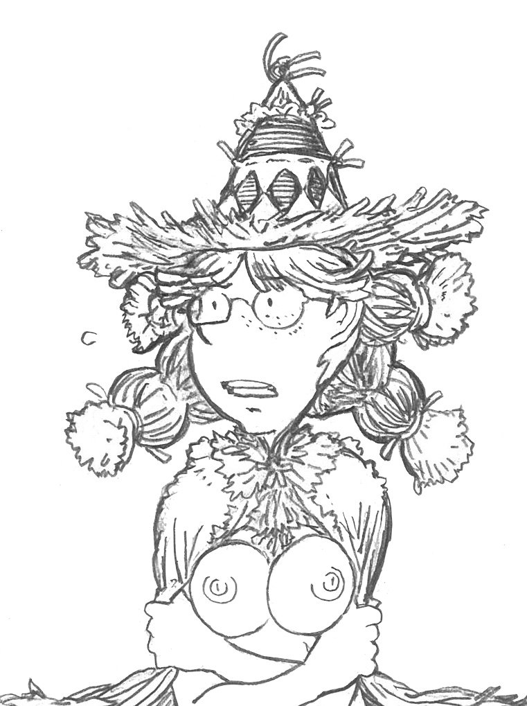 こういう三つ編みボンボンはたまに描く