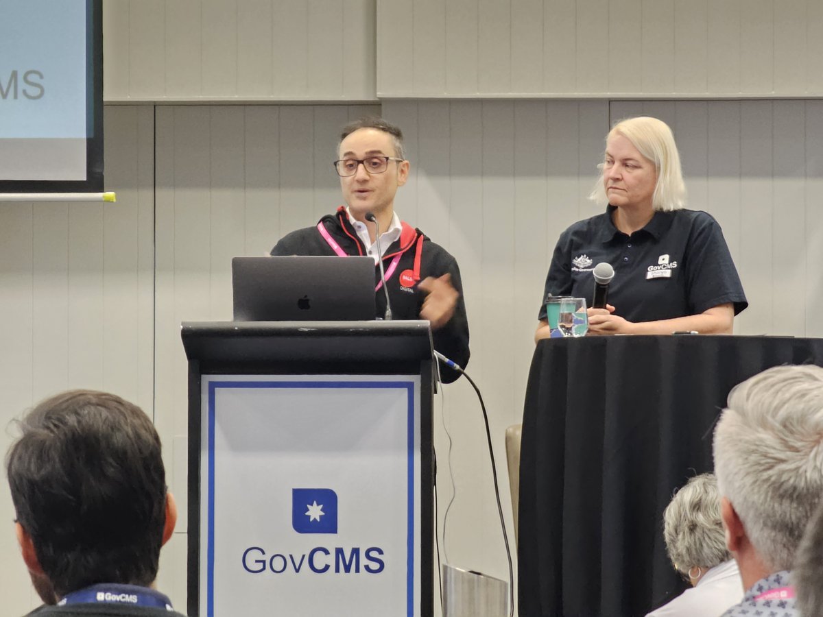 salsadigital's tweet photo. We are honoured to have our founder, @AlfredDeeb present Rules As Code #RaC to the @AusGovCMS Mega Meetup community today.  #Drupal #GovCMS #OpenSource https://t.co/XMYdp4ifTp