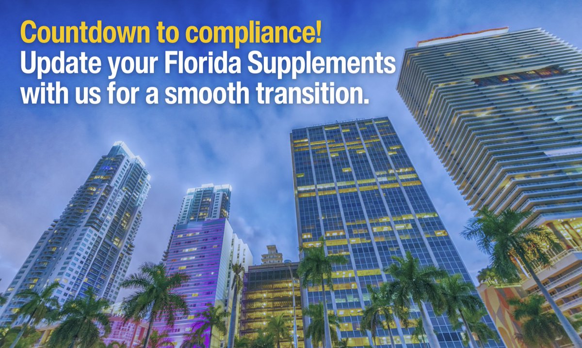 UniformEvalServ's tweet image. Updating your Florida Supplements is crucial for compliance by Jan 1, 2024. Begin the process now with #IAPMOUES and ensure seamless transition to the new building codes. bit.ly/49Q0f8T 

#CodeCompliance #ComplianceCheck #FloridaCodes