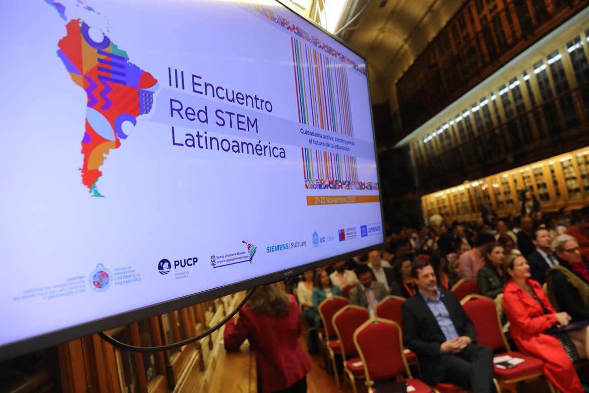 Today started in UC Chile the third meeting of the Latin American #STEM Network with @SiemensStiftung. International experts discussed how to promote education in science, technology, engineering, and mathematics💡Learn more: youtube.com/watch?v=PhT5mS…
